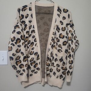 Leopard Print Women's Sweater
